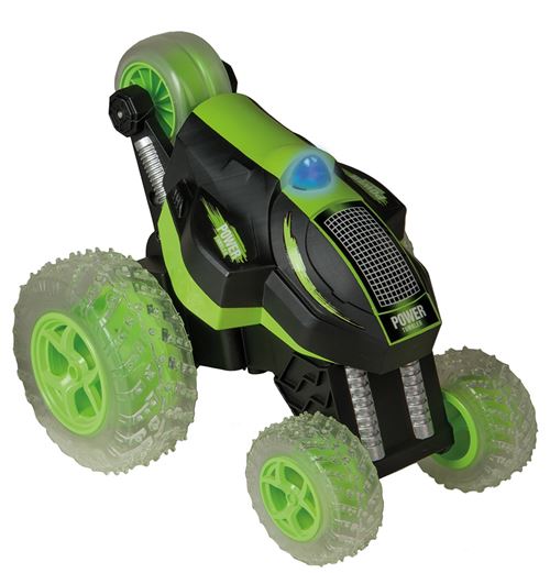 Happy People Voiture de cascade RC avec éclairage 17 cm noir/vert