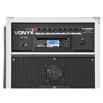Vonyx ST095 Enceinte Sono Portable 8 Bluetooth/CD/MP3