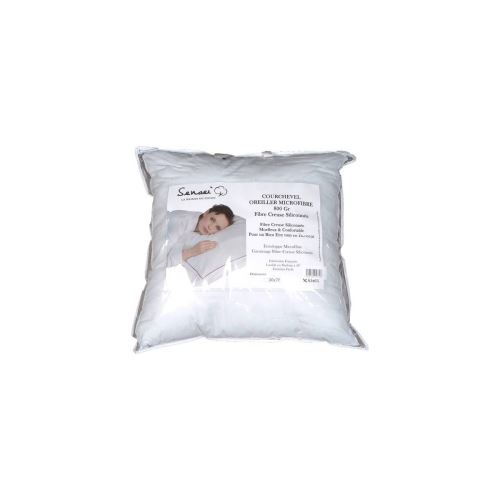 Oreiller Microfibre Double Face 800gr/m² COURCHEVEL Blanc 65x65