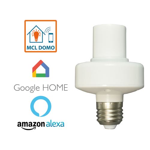 Douille connectée Wifi compatible Google Home et Amazon Alexa