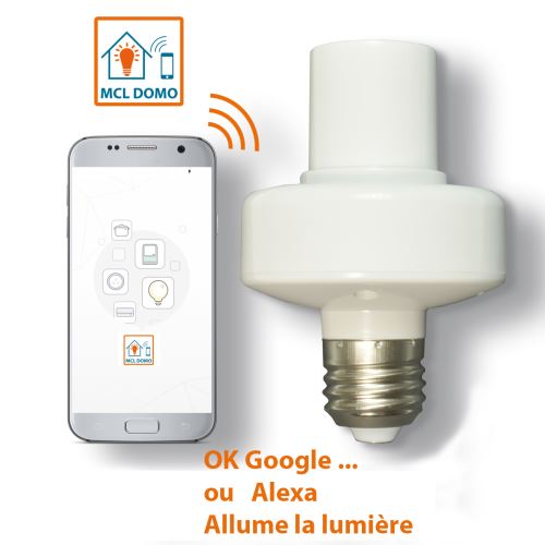 Ampoule multicolore connectée Wifi compatible Google Home et Alexa - Ampoule  connectée à la Fnac