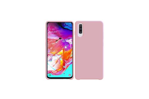 Ibroz Coque Silicone Soft Touch rose pour Samsung Galaxy A70LS