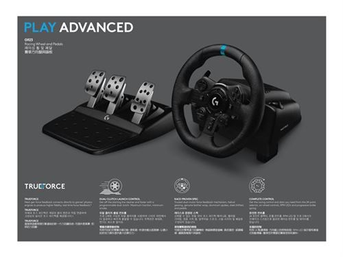 Superdrive - Volant Drive Pro SV950 900 avec pédalier pour Xbox Serie X -  PS4 - PC - Xbox One - Accessoires Xbox Series - LDLC