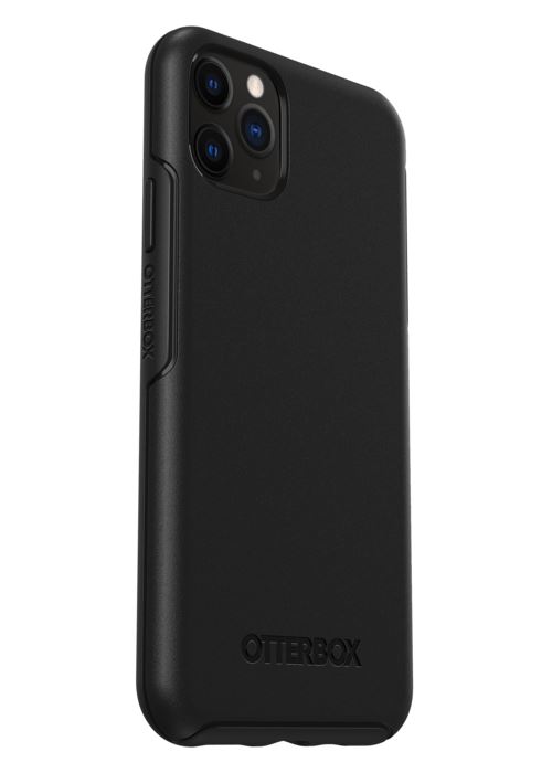 OtterBox Symmetry Series - Achterzijde behuizing voor mobiele telefoon - polycarbonaat, synthetisch rubber - zwart - voor Apple iPhone 11 Pro Max