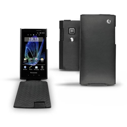 Noreve - Housse cuir Panasonic Eluga DL1 - Perpétuelle - Noir ( Nappa - Black )