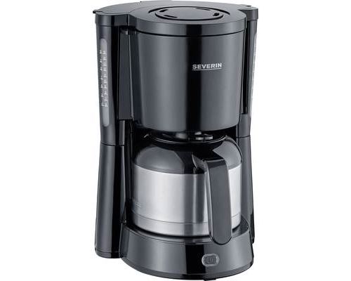 SEVERIN KA 4835 Type - Cafetière - 8 tasses - noir/inox brossé