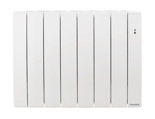 Radiateur électrique chaleur douce BILBAO 3 horizontal blanc 1250W - THERMOR - 493841