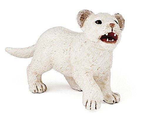 Papo White Lion Cub Figure