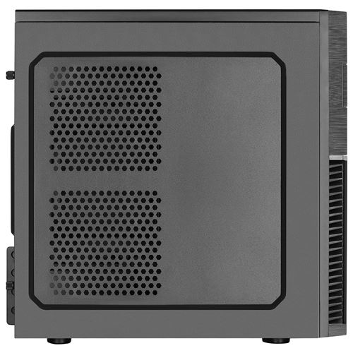 Aerocool CS105BK - Micro ATX et Mini-ITX Boîtier d'ordinateur, Ventilateur Avant