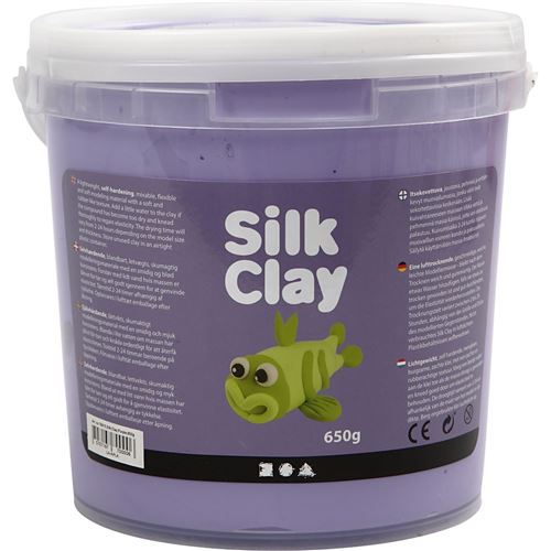 Silk Clay Silk Clay matériel de modelage violet 650 gr 1 pièce