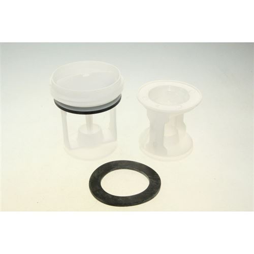 Bouchon Blanc Pompe Askoll/Plaset pour Lave Linge Indesit