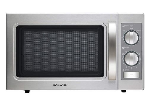 Daewoo kom-9p35b – Four micro-ondes professionnel, 29 L, manuel, inoxydable [Classe énergétique A]
