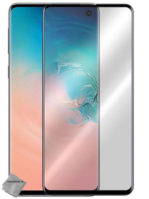 Film de protection verre trempe incurve integral pour Samsung Galaxy S10 - NOIR