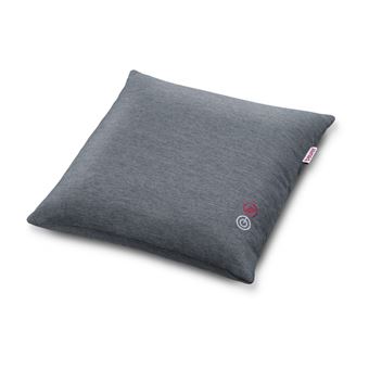 Coussin de massage shiatsu - 4 têtes - Chauffant - Housse lavable
