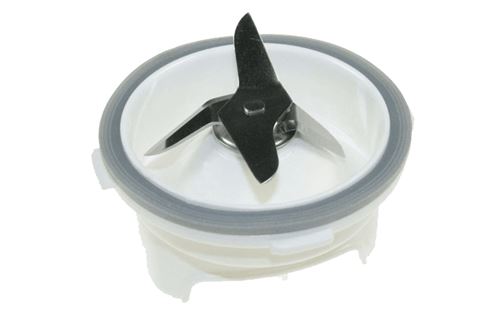 Support Blanc Couteau avec Joint pour Pieces Preparation Culinaire Petit Electromenager Moulinex - Ms-0A11408