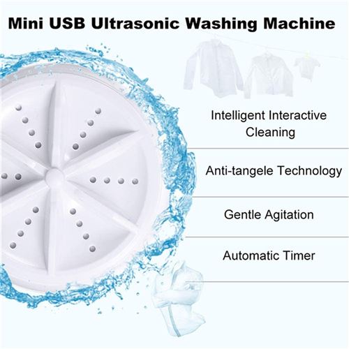 Mini Machine à laver Portable, turbine rotative, USB, pour la