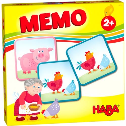 Haba figurines de ferme de mémoire 8-pièces