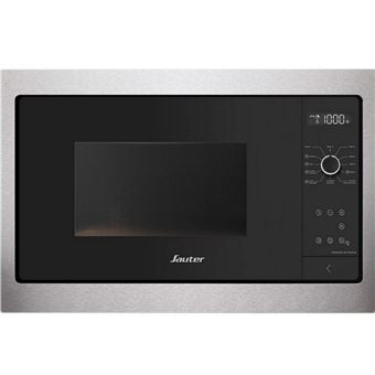 Sauter SMS7121X - Four micro-ondes monofonction - intégrable - 26 litres - 900 Watt - noir inox