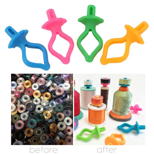 48pc Couleur Fil silicone Clips Canette Porte-pinces de serrage d'outil Kiliaadk164