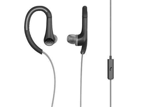 Motorola Earbuds Sport Sh008 Ear-hook, Microphone, Black