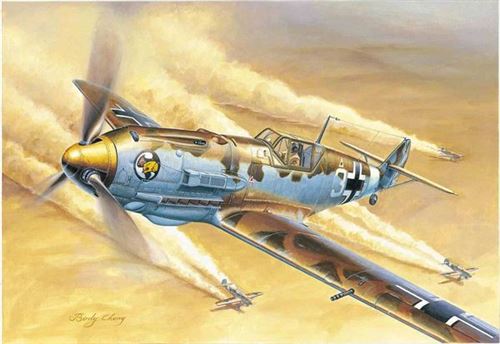 Messerschmitt Bf 109e-4/trop - 1:32e - Trumpeter