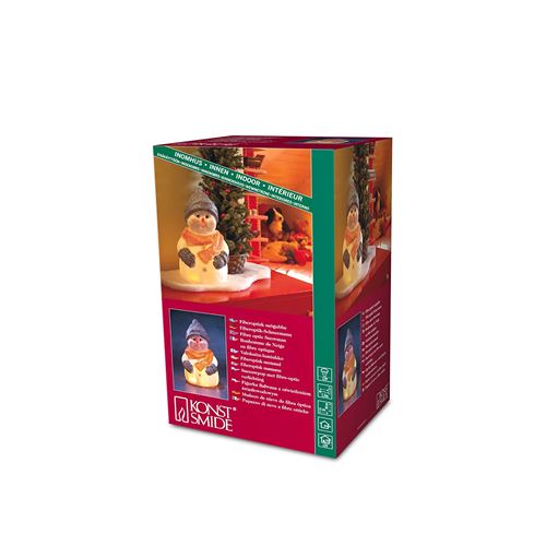 Konstsmide 3314-000 Fibre Optique LED Bonhomme de Neige 12 V