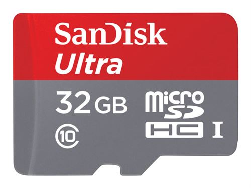 Carte mémoire SanDisk Ultra microSDHC 32GB Classe 10 30 MB/s Android - Image 3