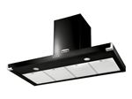 Falcon Super Flat 110 - Hotte - hotte décorative - largeur : 109.8 cm - profondeur : 49 cm - evacuation & recyclage - noir brillant