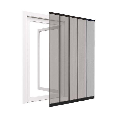 Easy Life - Moustiquaire pour porte 5 lamelles en PVC