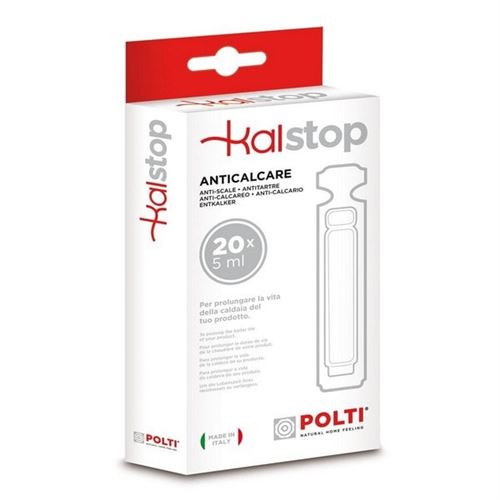 Detartrant kalstop 20 doses pour Nettoyeur vapeur Polti