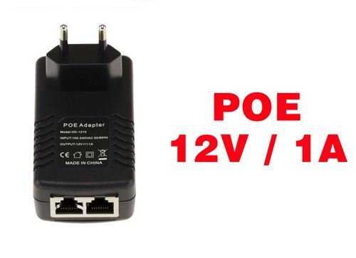 Alimentation externe - POE 12V 1A Power Over Ethernet