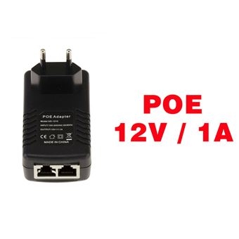 POE Netzteil 12V 1A - Power Over Ethernet Adapter Für Netzwerk Geräte