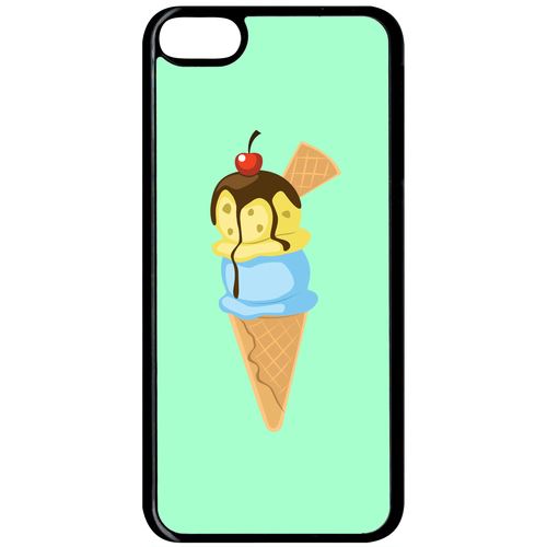 Coque Apple Ipod Touch 6 Glace Cornet Vert