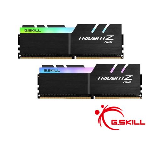 Kit Mémoire RAM G.SKILL 16Go (2X 8Go) Tridentz RGB PC DIMM DDR4 2666MHz PC4 21300 CAS 18 F4-2666C18D-16GTZR0