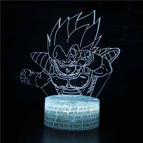 Stack - Lampe 3D - Veilleuse Enfant - Dragon Ball - Tactile - Télécommande - Image 2