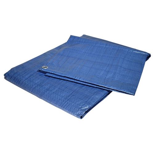 Bâche plastique 2x3 m bleue 80g/m² - bâche de protection polyéthylène