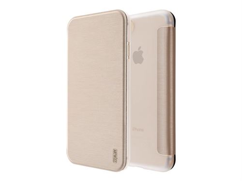 Artwizz SmartJacket - Protection à rabat pour téléphone portable - polycarbonate - or - pour Apple iPhone 7