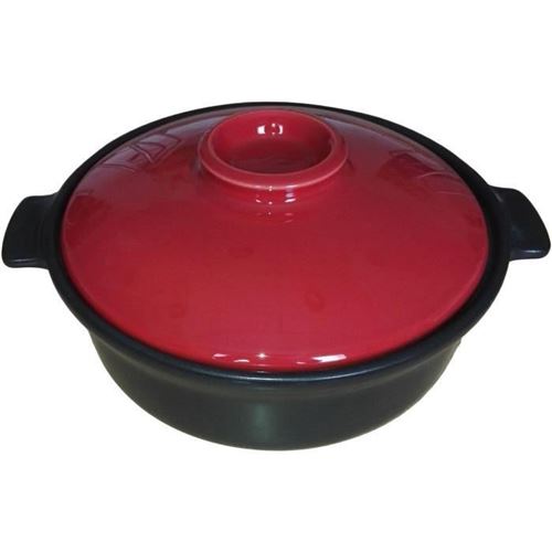 AB VISION - 510031006 - Faitout - 3L100 - Noir / Framboise