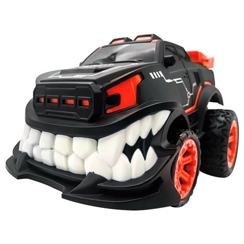 Voiture radio commandée Stunt 360° Rotation Devil Big Dents électrique tout-terrain - rouge
