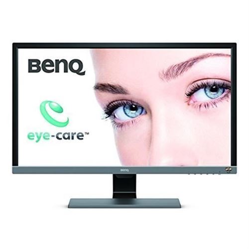 BenQ EL2870U - Écran LED - 27.9 - 3840 x 2160 4K UHD (2160p) @ 60 Hz - TN - 300 cd/m² - 1000:1 - 1 ms - 2xHDMI, DisplayPort - haut-parleurs - gris métallisé