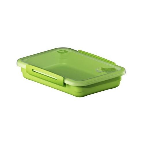 SUNDIS Boîte de conservation pour micro-onde avec valve Memory 1287001 0,9 L 23x16x4,7 cm vert