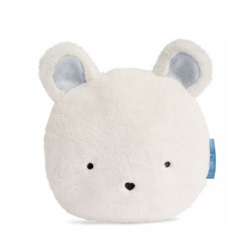 Coussin décoration aussi doux ours - doudou et compagnie