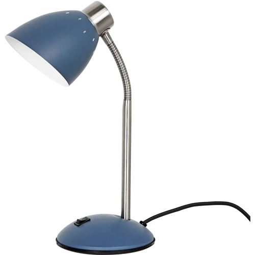 Leitmotiv - Lampe à poser en métal mat Dorm bleu