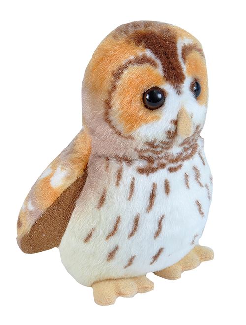 peluche sonore chouette hulotte