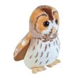 Wild Republic peluche hulotte avec son 15 cm en peluche marron/blanc