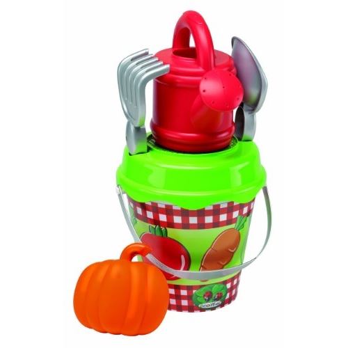 Ecoiffier - 282 - jeu de plein air et sport - seau décor jardin garni - 16 cm