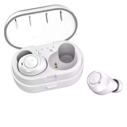Ecouteurs CP7 Bluetooth 5.0 Oreillettes Sans Fil Sport Blanc