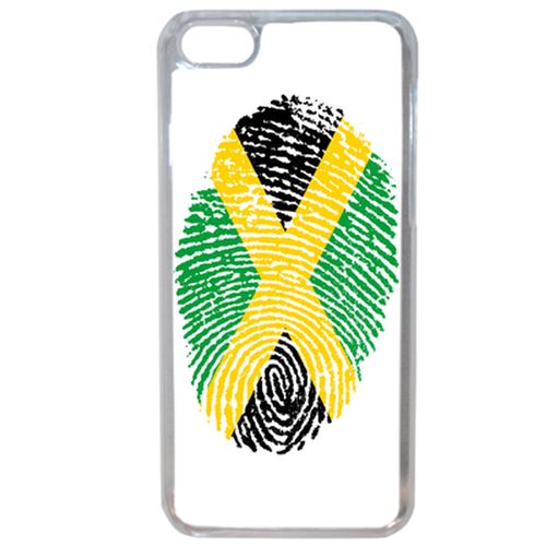 Coque empreinte digitale drapeau jamaica compatible iphone 7 plus transparent
