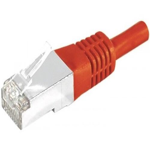 DEXLAN Cordon patch RJ45 SSTP CAT 6a rouge - 1 m