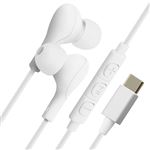 WE - Ecouteur filaire USB-C 1m20 - Blanc